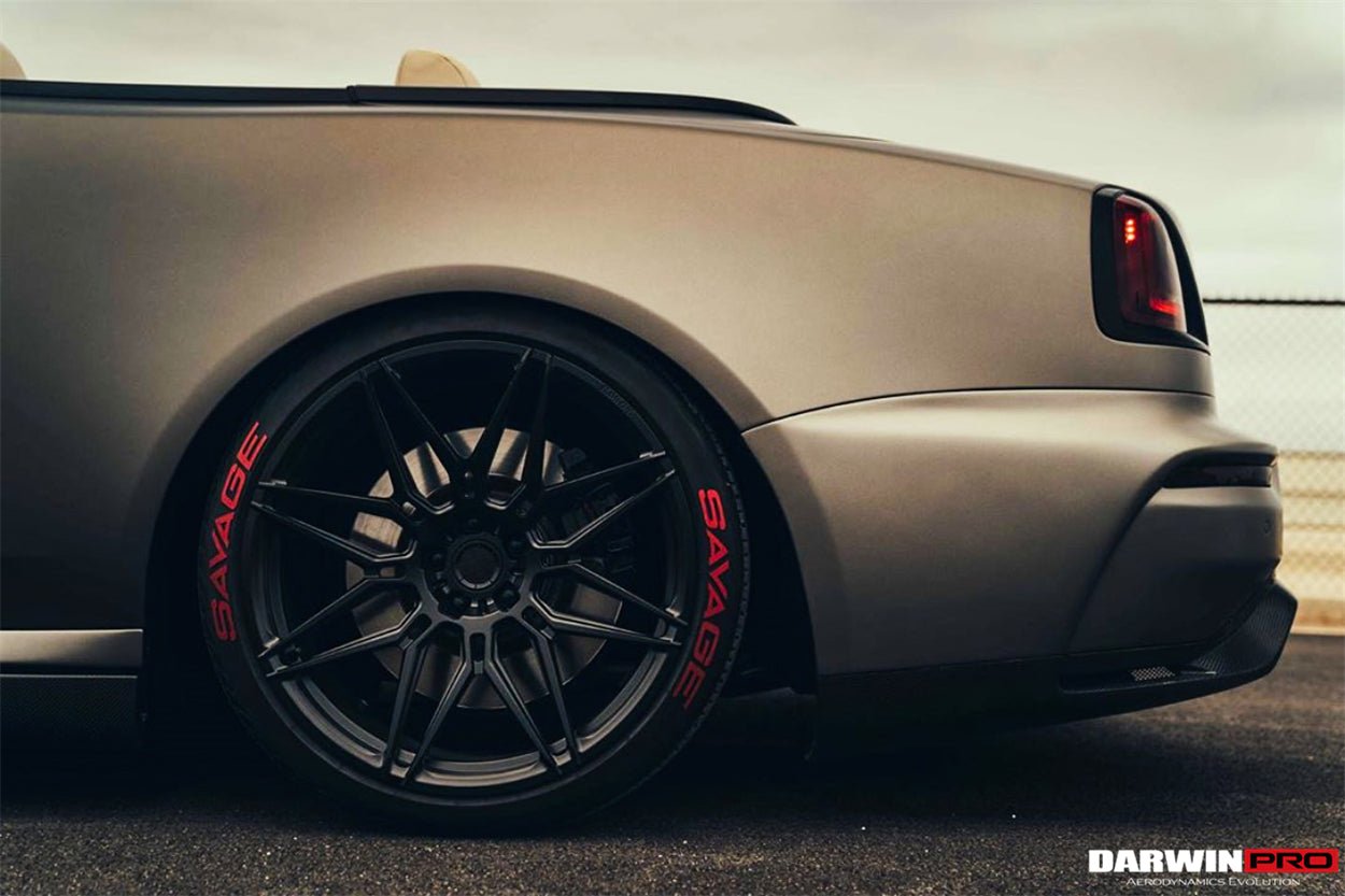 2016 - 2020 Rolls-Royce Wraith & Dawn BKSS Style Partial Carbon Fiber Rear Bumper